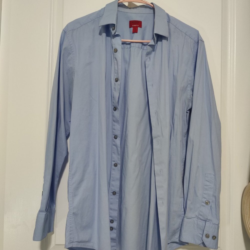 Slim Fit Light Blue Dress Shirt
